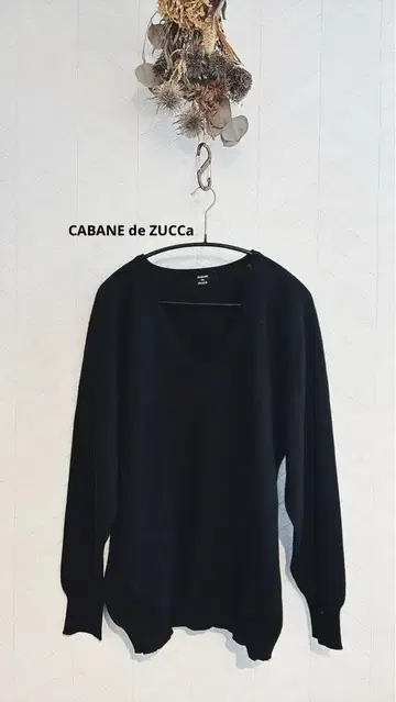CABANE de ZUCCa 캐시미어 100% 니트