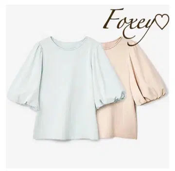 [ FOXEY ] 폭시 민트 벌룬 슬리브 니트 38 퍼프 슬리브