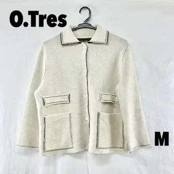 W0408S O.Tres 캐시미어 100% 니트 자켓