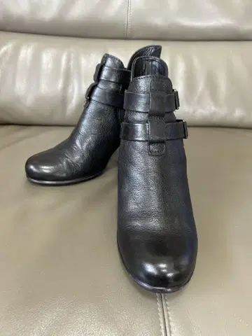 에코 더블 버클 앵클부츠