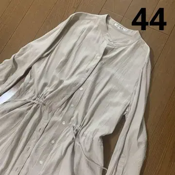 빅 44 23구 실크 100% 롱 원피스 겉옷 A라인