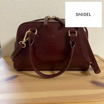 snidel 스퀘어 보스턴 백
