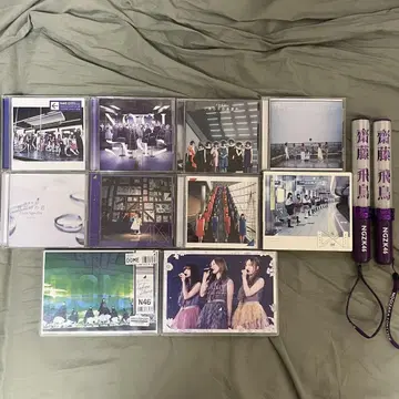 노기자카46 CD&DVD 세트 + 사이토 아스카 응원봉