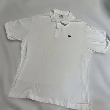 레어 프랑스제 70s~80s LACOSTE 라코스테 피케 셔츠 사이즈 6
