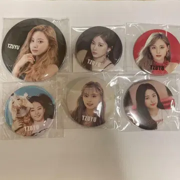 [ 새상품급 ] [ 익명 ] TWICE TZUYU 캔뱃지 6개 세트