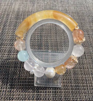 619 골든 힐러 하프 뱅글 디자인 블레스 12mm
