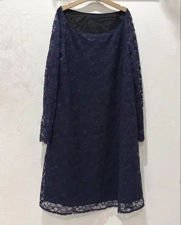 DAMA collection  컬렉션 보라색 레이스 원피스 튜닉