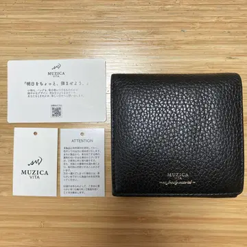 MUZICA VITA 무지카비타 접이식 지갑 천연 가죽