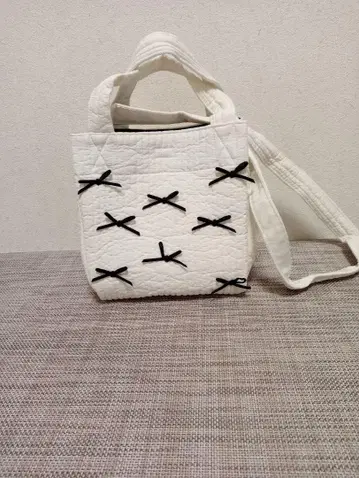 gypsophila 지프소필라 Town Bag S 리본 토트백