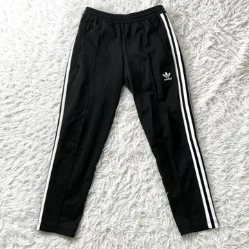 adidas 블랙 조거 팬츠 저지 팬츠 여성용 25