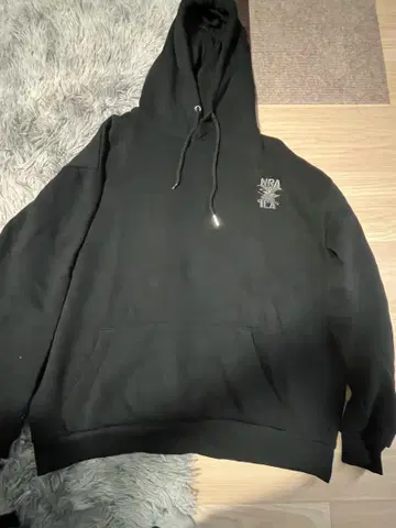 NRA ILA 로고 자수 블랙 후드티