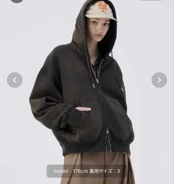 헤비 웨이트 더블 지퍼 후디