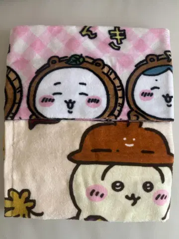치이카와(먼작귀) 페이스 타월, 다른 패턴 1개씩 세트 시마무라