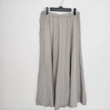 BARNY 그레이 롱 스커트 F
