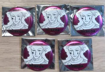 HUNTER x HUNTER 히소카 데컬렉션 캔뱃지 5세트