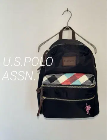 컨디션 최상 U.S POLO ASSN. 백팩 블랙