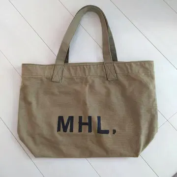 새상품급 MHL. 토트백 카키