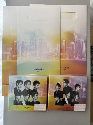 SixTONES CITY 초회반 A+B 세트