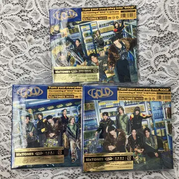 SixTONES GOLD 3 형태 앨범 CD+BD