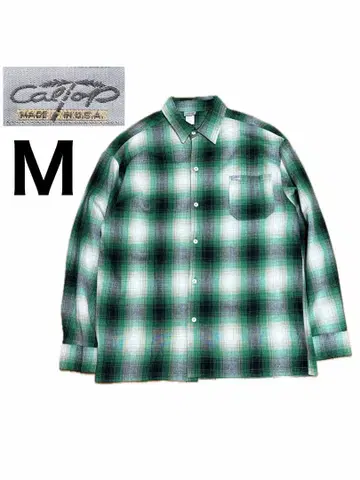 caltop 칼탑 옴브레 체크 셔츠 플란넬 셔츠