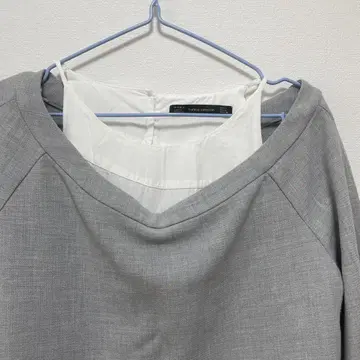 ZARA Trafaluc 슬리브리스 원피스 USA L 화이트 세트