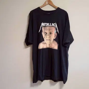 METALLICA 메탈리카 반팔 프린트 셔츠 XXXL 검정