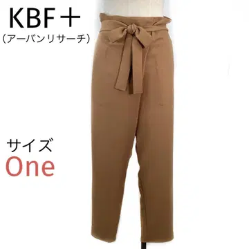 KBF+ 어반 리서치 리본 포함 와이드 팬츠 새상품급 이지 팬츠 테이퍼드