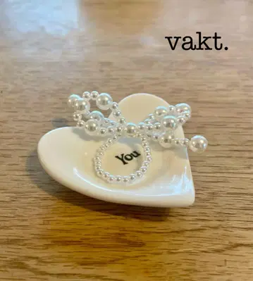 VAKT. 바크트 반지 RIBON WHITE 미사용 새상품