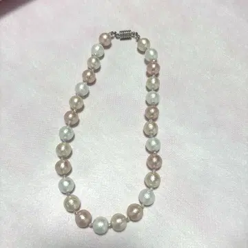 코튼 펄 목걸이