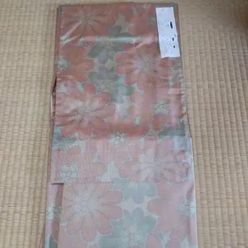 미사용품 실크 꽃무늬 오시마 명주 핑크 계열