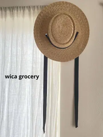 wicagrocery 위카그로 밀짚모자