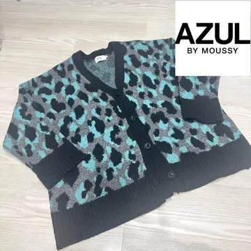 AZUL BY MOUSSY 레오파드 무늬 가디건