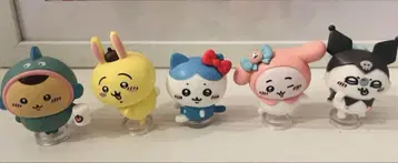 치이카와 x 산리오 캐릭터즈 키리 피규어 5개 세트