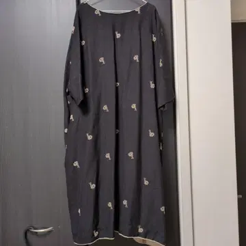 nop de nod 린넨 레이온 자수 원피스