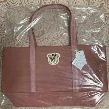 핑크 올드 테디 걸 와펜 토트백 대 상자 발송
