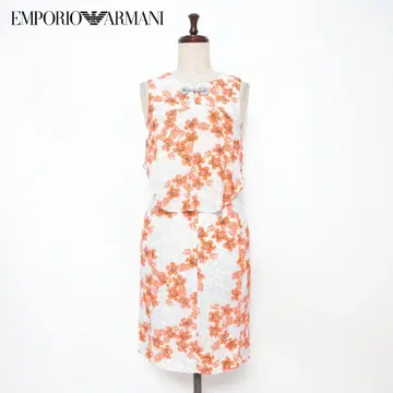 새상품급 엠포리오 아르마니 플라워 프린트 원피스 사이즈 36*GD442