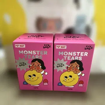 POP MART cry baby MONSTER TEARS 2개 세트