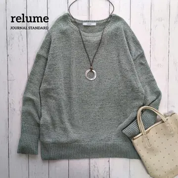 relume# 테이프얀 뉘앙스 풀오버