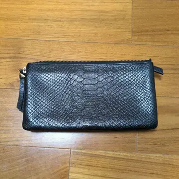 DOUDOU 블랙 가죽 숄더백