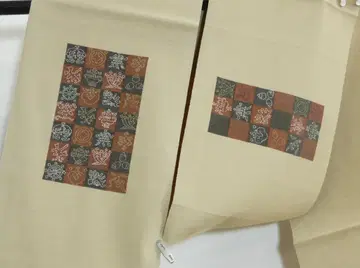 순수 실크 섬세한 자수 나고야 오비 마츠바 스타일 츠무기 기모노에
