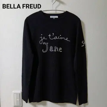 BELLA FREUD/베라플로이드 긴팔 울 니트 블랙 S 양모