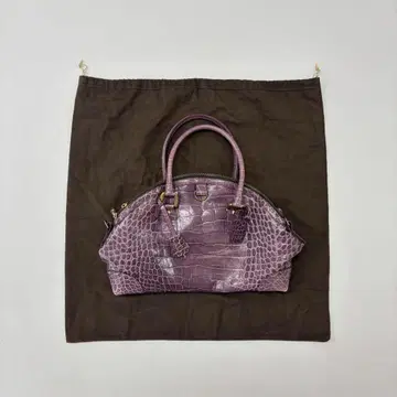 J&M DAVIDSON 악어 엠보싱 보스턴 백 BAG