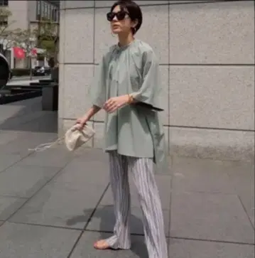 machatt 마차트 블라우스 그린
