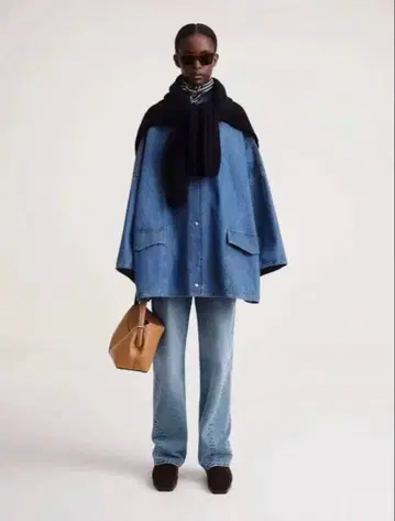 타키자와 마키코 님 애용 [ TOTEME 토템 데님 코트 XS/S ]