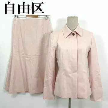 LA7982 택 포함 새상품 자유구 스커트 셋업 핑크 38 40