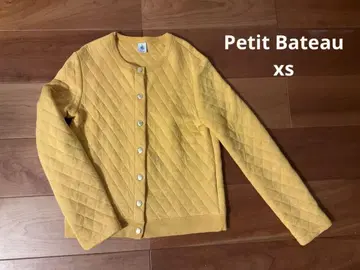 Petit Bateau 프티바토 퀼팅 가디건 긴팔 xs