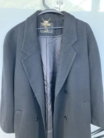 CASHMERE 블랙 코트