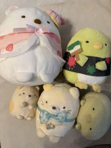 스미코구라시 봉제 인형 5세트