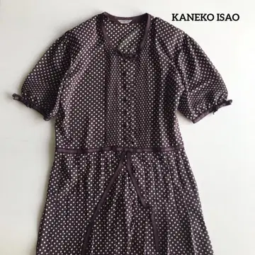 카네코 이사오 원피스 도트 무늬