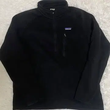 Patagonia 플리스 L 블랙 하프 지퍼